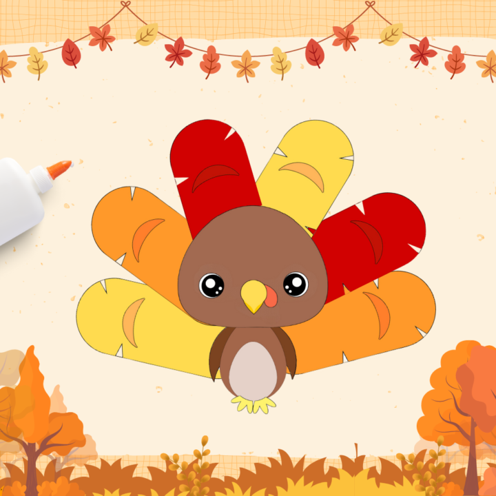 Printable Build-a-Turkey Craft Tutorial -- CLONED